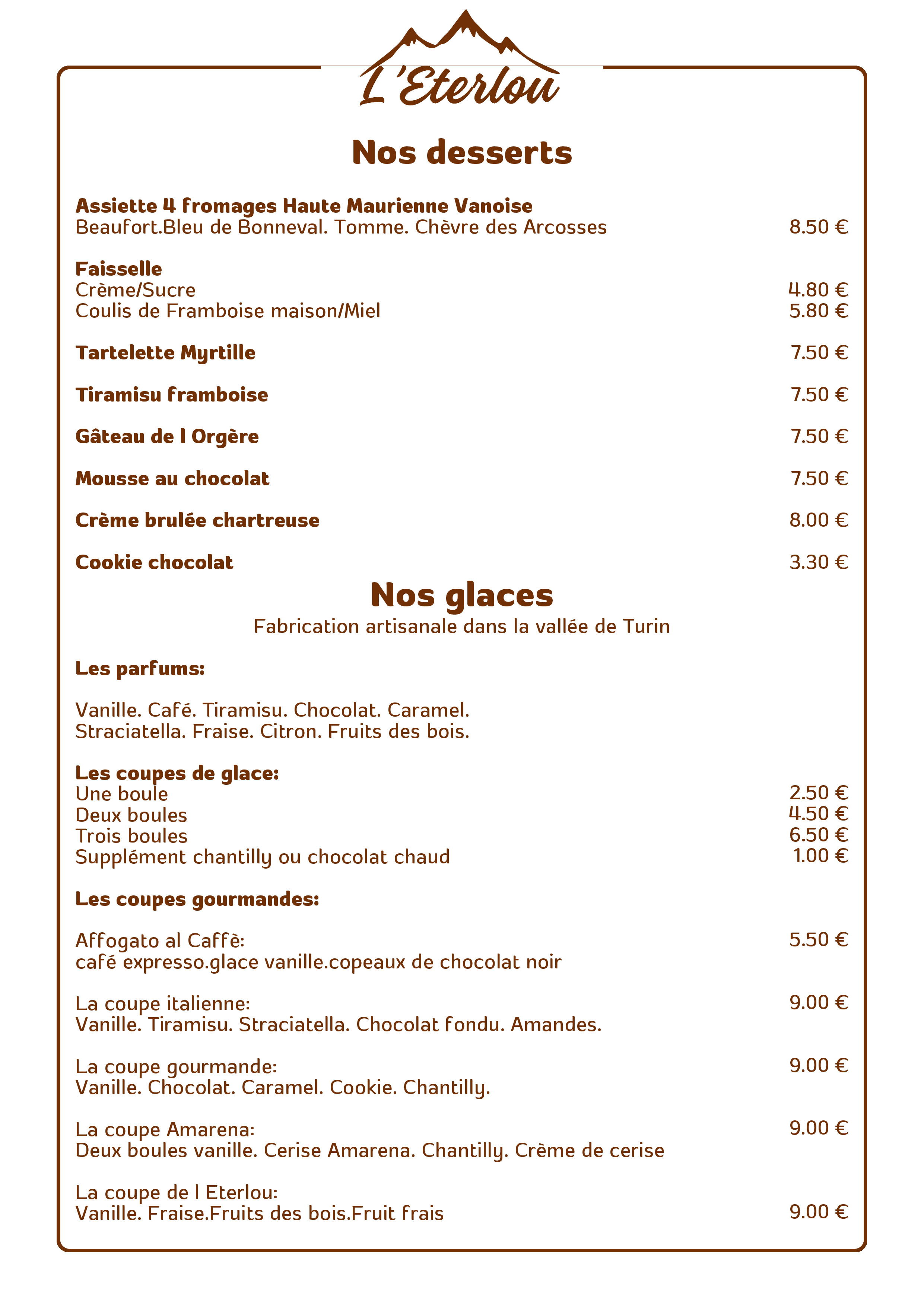 MENU ETE 2026 7 7